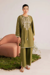 BATIK-2PIECE LAWN EMBROIDERED SHIRT WITH LAWN EMB TROUSER-ADR-264