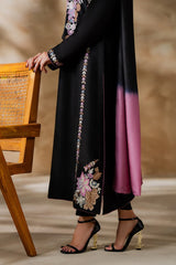MIRANA-3PC LAWN EMBROIDERED SHIRT WITH CHIFFON TYE&DYED DUPATTA AND TROUSER-ADR-4640