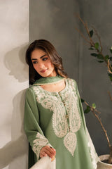 MIRANA-3PC LAWN EMBROIDERED SHIRT WITH BAMBER CHIFFON DUPATTA-ADR-4770