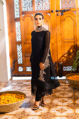 AZURE-3PC LAWN EMBROIDERED SHIRT WITH CHIFFOON EMBROIDERED DUPATTA AND EMB TROUSER-ADR-4559