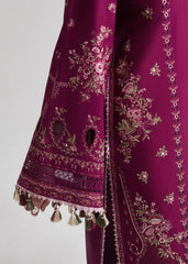 HUSSAIN REHAR-3PC DHANAK EMBROIDERED SHIRT WITH CHIFFON EMBROIDERED DUPATTA AND TROUSER-ADR-5179