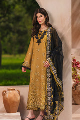 RANG RASIYA-3PC LAWN EMBROIDERED SHIRT WITH SILK PRINTED DUPATTA AND TROUSER-ADR-4911