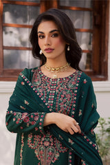 BATIK-3PC LAWN EMBROIDERED SHIRT WITH CHIFFOON EMBROIDERED DUPATTA AND TROUSER-ADR-4744