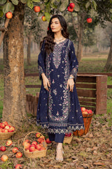 BATIK-3PIECE LAWN SEQUIN EMBROIDERED SHIRT WITH CHIFFON EMBROIDERED DUPATTA AND TROUSER-ADR-4829