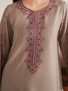 GARNET-3PC LAWN EMBROIDERED SHIRT WITH MONARK PRINT DUPATTA AND TROUSER-ADR-3538