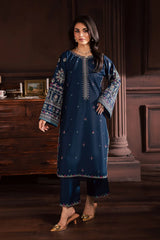 BATIK-2PIECE LAWN SEQUIN EMB SHIRT WITH LAWN EMB SLEEVES-ADR-246