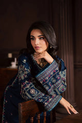 BATIK-2PIECE LAWN SEQUIN EMB SHIRT WITH LAWN EMB SLEEVES-ADR-246