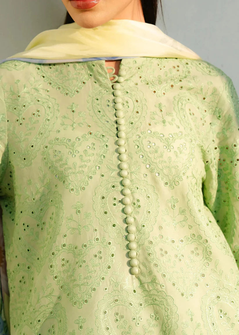 ZARA SHAH JAHAN - 3PC LAWN EMBROIDERED SHIRT WITH MONARK PRINTED DUPATTA AND TROUSER-ADR-