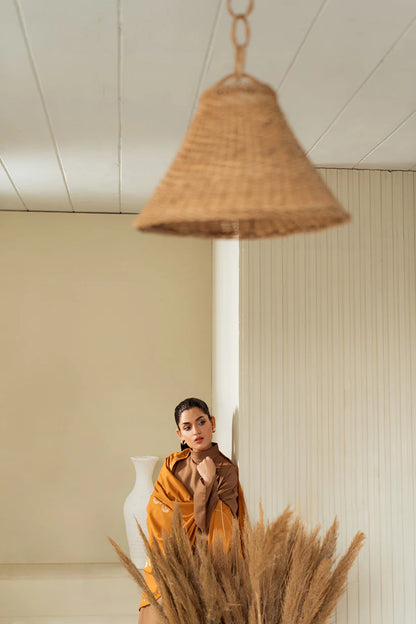 KASTOOR-3PC DHANAK SHIRT WITH WOOL PRINTED SHAWL AND TROUSER-ADR-3414