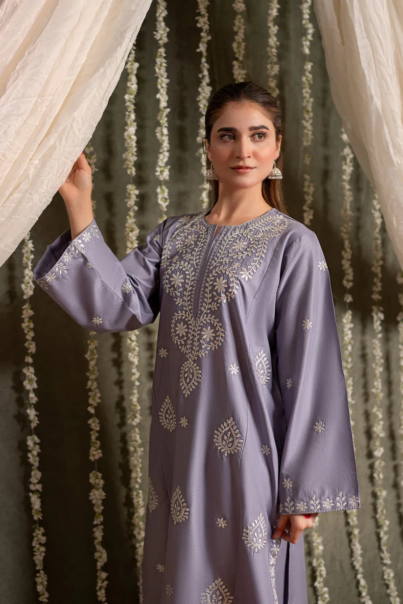 URGE-2PC LAWN EMBROIDRED SHIRT WITH LAWN EMBROIDRED TROUSER-ADR-3482