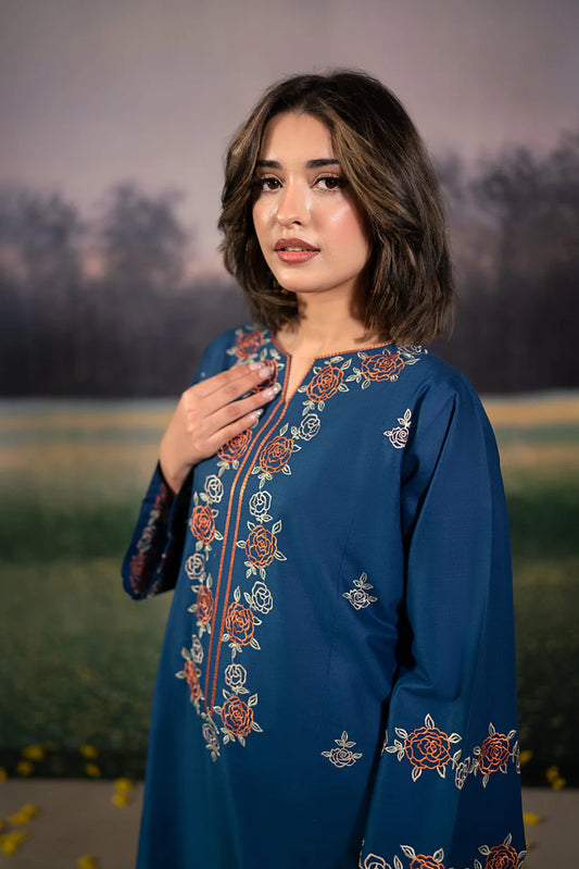 URGE-2PC LAWN EMBROIDRED SHIRT WITH LAWN EMBROIDRED TROUSER-ADR-3483