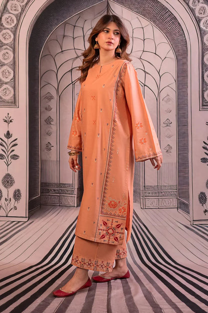 URGE - 2PC LAWN EMBROIDERED SHIRT AND EMBROIDERED TROUSER -ADR-3493