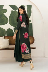 LULUSAR-3PC-SHAMOZE SILK PRINTED EMB SHIRT WITH SILK PRINTED DUPATTA AND SILK TROUSER-ADR-9013