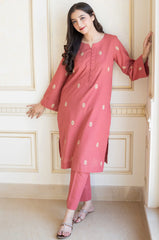 AISLING - 3PC DHANAK EMBROIDERED SHIRT WITH DHANAK SHAWL AND TROUSER-ADR-4014