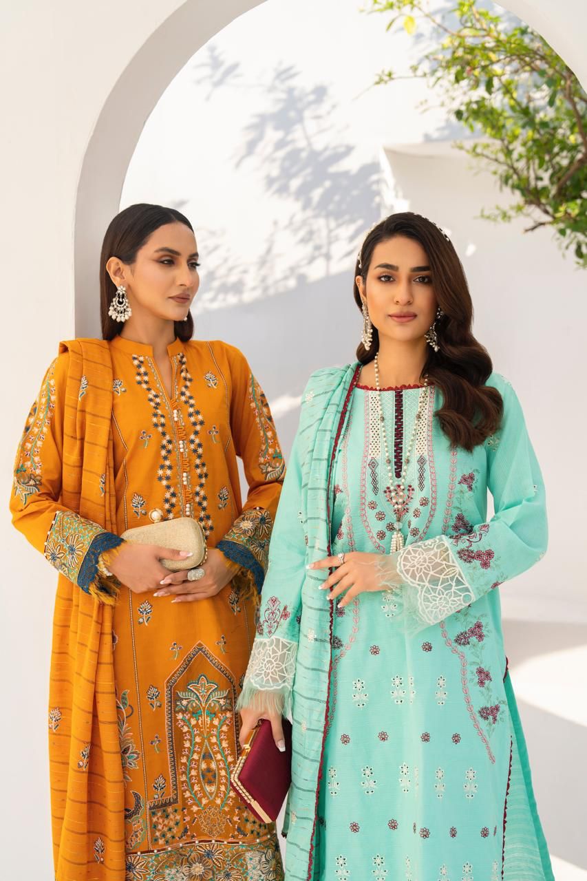 ADORE-3PC LAWN EMBROIDERED SHIRT WITH LAWN EMBROIDERED READY TO WEAR DUPATTA-02