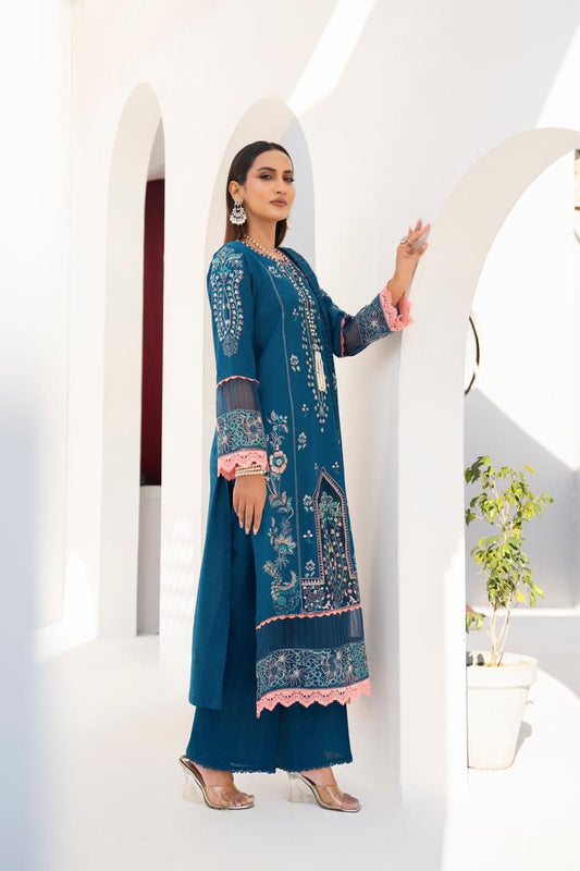 ADORE-3PC LAWN EMBROIDERED SHIRT WITH LAWN EMBROIDERED READY TO WEAR DUPATTA-04