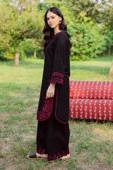 BATIK-2PIECE DHANAK EMBROIDERED SHIRT WITH DHANAK EMB TROUSER-ADR-15004