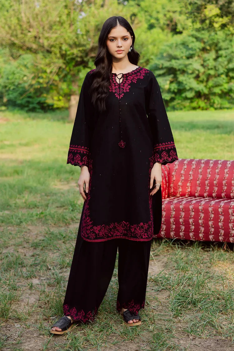 BATIK-2PIECE DHANAK EMBROIDERED SHIRT WITH DHANAK EMB TROUSER-ADR-15004