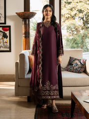 RANG RASIYA-3PC LAWN EMBROIDERED SHIRT WITH ORGANZA EMBROIDERED DUPATTA & TROUSER-ADR-3790