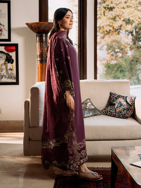 RANG RASIYA-3PC LAWN EMBROIDERED SHIRT WITH ORGANZA EMBROIDERED DUPATTA & TROUSER-ADR-3790