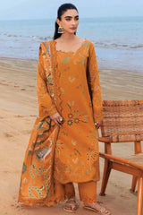 RANG RASIYA-3PC LAWN EMBROIDERED SHIRT WITH CHIFFON PRINTED DUPATTA AND TROUSER -ADR-4556