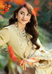 RANG RASIYA-3PC LAWN EMBROIDERED SHIRT WITH CHIFFON PRINTED EMBROIDERED DUPATTA AND TROUSER-ADR-4801