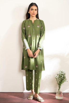 CROSS STICH-DHANAK 2PC EMBROIDRED SHIRT WITH EMBROIDRED TROUSER-ADR-3204