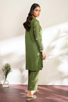 CROSS STICH-DHANAK 2PC EMBROIDRED SHIRT WITH EMBROIDRED TROUSER-ADR-3204