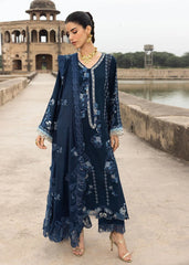 BATIK-3PC DHANAK EMBROIDERED SHIRT WITH CHIFFON EMBROIDERED DUPATTA AND EMB TROUSER -ADR-5156