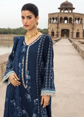 BATIK-3PC DHANAK EMBROIDERED SHIRT WITH CHIFFON EMBROIDERED DUPATTA AND EMB TROUSER -ADR-5156