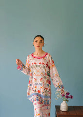 ADORE-2PC SHAMOZE SILK PRINTED SHIRT & SHAMOZE SILK PRINTED TROUSER-ADR-2006