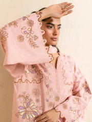 SAPPHIRE-3PC DHANAK EMBROIDERED SHIRT WITH DHANAK EMBROIDERED SHAWL AND TROUSER-ADR-5298