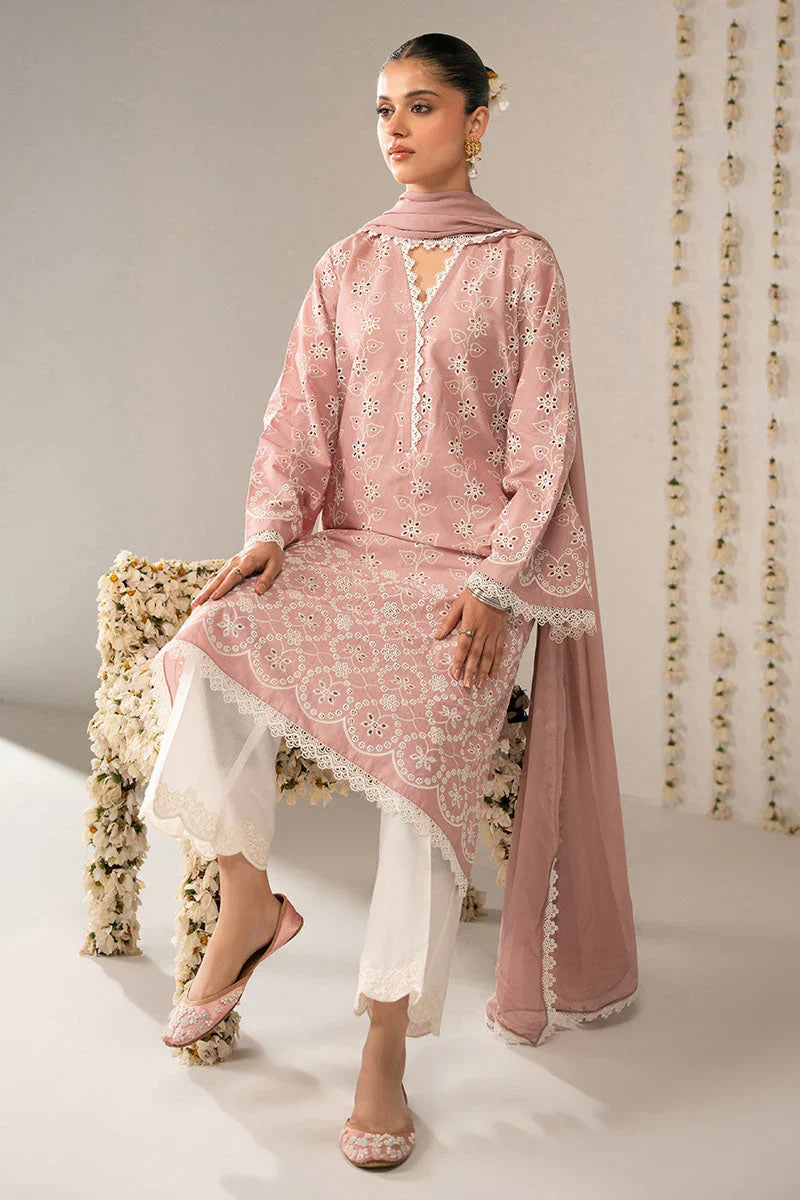 CROSS STITCH - 3PC LAWN EMBROIDERED SHIRT WITH BAMBER DUPATTA AND TROUSER-ADR-3762
