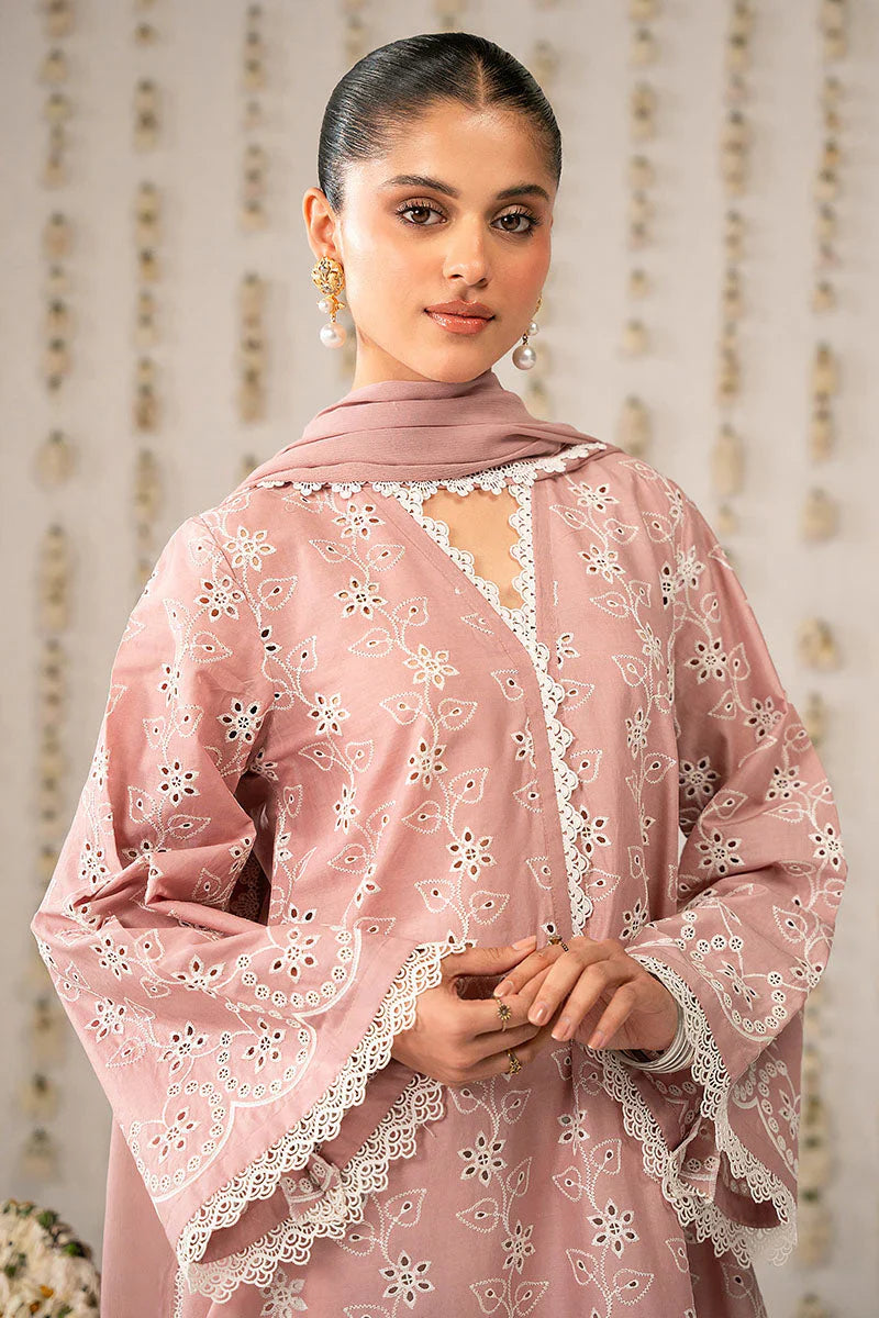 CROSS STITCH - 3PC LAWN EMBROIDERED SHIRT WITH BAMBER DUPATTA AND TROUSER-ADR-3762