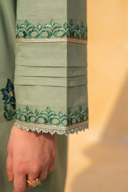LAZULI-3PC LAWN EMBROIDERED SHIRT WITH CHIFFON EMBROIDERED DUPATTA AND TROUSER-ADR