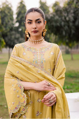 BATIK-3PC LAWN EMBROIDERED SHIRT WITH CHIFFON EMBROIDERED DUPATTA AND TROUSER-ADR-4816