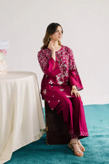 BATIK-2PC LAWN EMBROIDERED SHIRT WITH LAWN EMBROIDERED SLEEVES-ADR-268