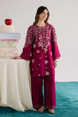 BATIK-2PC LAWN EMBROIDERED SHIRT WITH LAWN EMBROIDERED SLEEVES-ADR-268