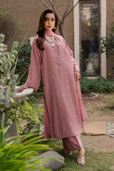 BATIK-3PC LAWN EMBROIDERED SHIRT WITH CHIFFON EMBROIDERED DUPATTA AND TROUSER-ADR-4755