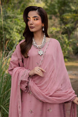 BATIK-3PC LAWN EMBROIDERED SHIRT WITH CHIFFON EMBROIDERED DUPATTA AND TROUSER-ADR-4755