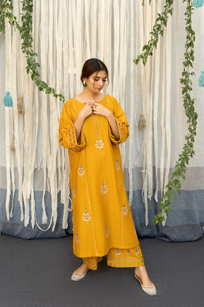 URGE- 3pc Dhanak Embroidered With  Wool Print Shawl-ADR-2558