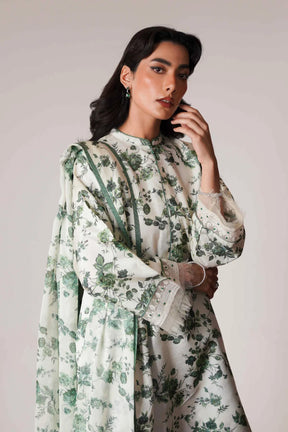 ZARA SHAHJAHAN-KARANADI 3PC PRINT WITH KARANDI PRINT SHAWL-ADR-1102